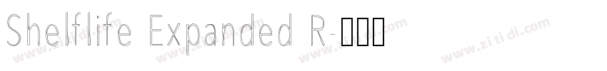 Shelflife Expanded R字体转换